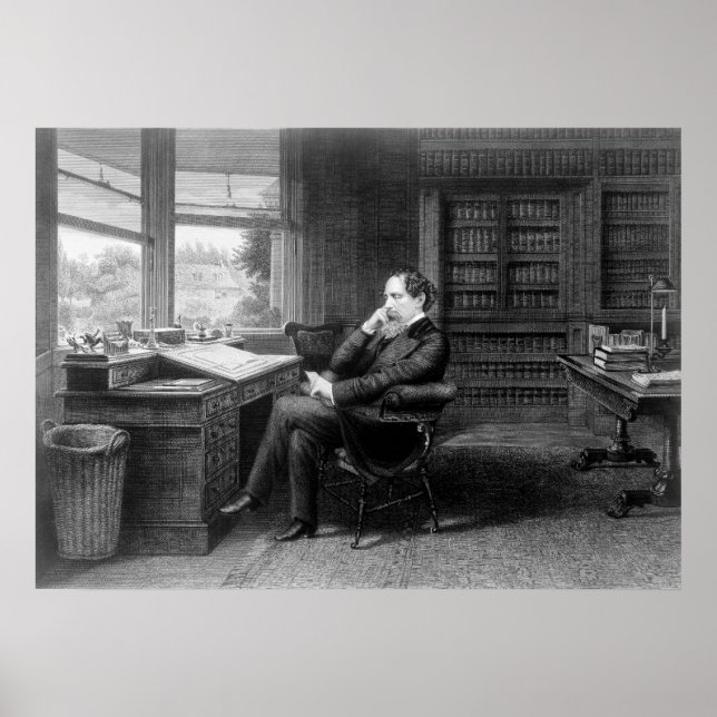 Affiches Dans l'étude de Charles Dickens (Devant)
