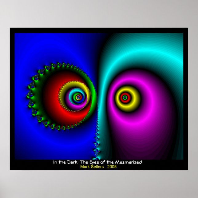 Affiches Dans l'obscurité, les yeux des Mémerisés (Devant)