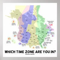 Dans Quel Fuseau Heure Êtes-Vous ? (États-Unis Can