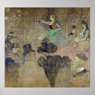 Affiches Danse à la Rouge : La Goulue, 1895