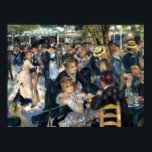 Affiches Danse au Moulin de la Galette par Renoir<br><div class="desc">Danse au Moulin de la Galette (Bal du moulin de la Galette), 1876, de Pierre-Auguste Renoir. C'est l'un des chefs-d'oeuvre les plus célèbres de l'impressionnisme. Le tableau représente un dimanche après-midi typique au Moulin de la Galette dans le quartier de Montmartre à Paris. A la fin du 19ème siècle, les...</div>