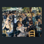 Affiches Danse au Moulin de la Galette par Renoir<br><div class="desc">Danse au Moulin de la Galette (Bal du moulin de la Galette), 1876, de Pierre-Auguste Renoir. C'est l'un des chefs-d'oeuvre les plus célèbres de l'impressionnisme. Le tableau représente un dimanche après-midi typique au Moulin de la Galette dans le quartier de Montmartre à Paris. A la fin du 19ème siècle, les...</div>
