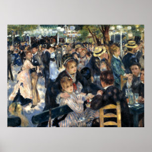 Affiches Danse au Moulin de la Galette par Renoir