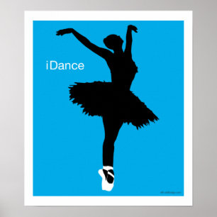 Affiches Danse (bleu)