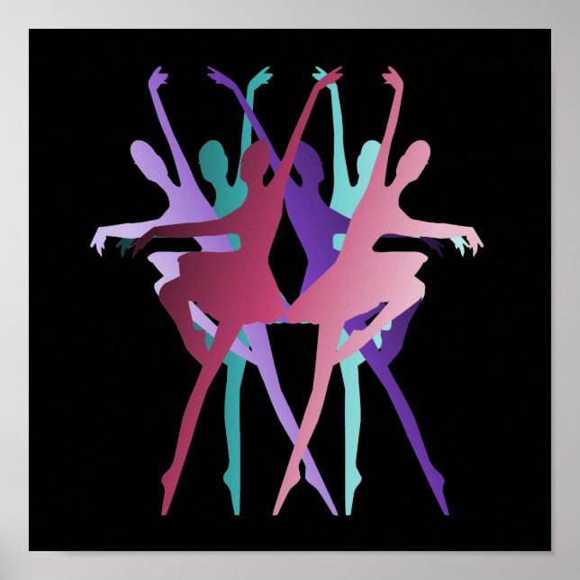 Affiches Danse Danse Danse Danse Couleurs (Devant)