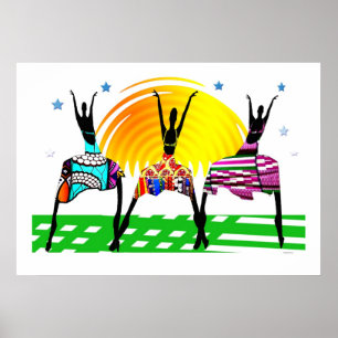 Affiches Danse d'appel des femmes africaines