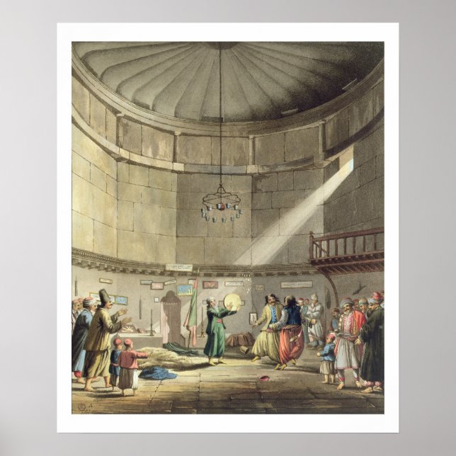 Affiches Danse des derviches, plaque 3 de la partie 1 de 'V (Devant)