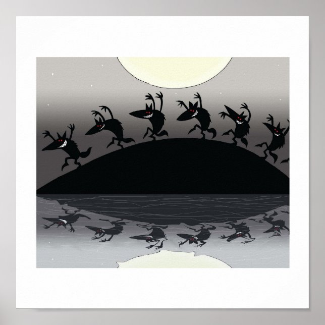 Affiches Danse des loups-garous (Devant)