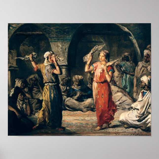 Affiches Danse des mouchoirs, 1849 (Devant)