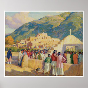 Affiches Danse du coucher de soleil - Cérémonie du soleil d