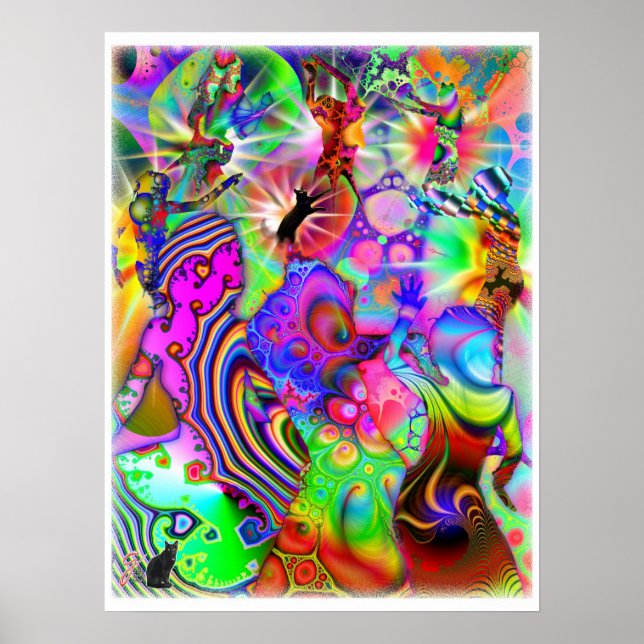 Affiches Danse fractale (Devant)