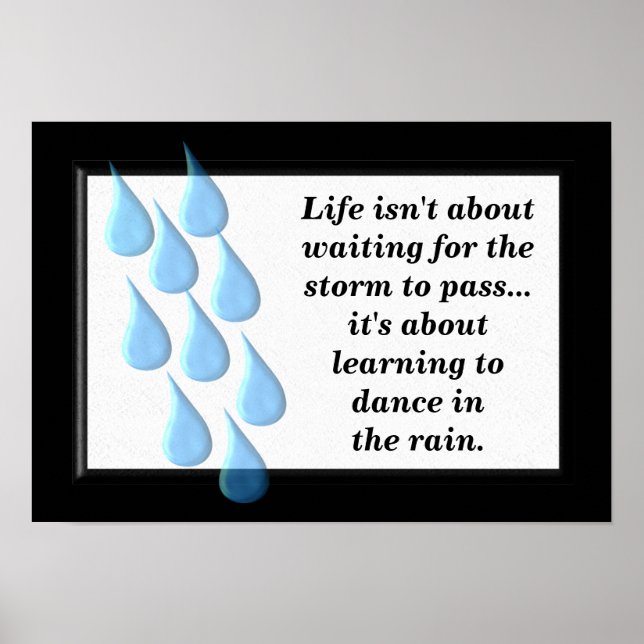 Affiches Danse sous la pluie (Devant)