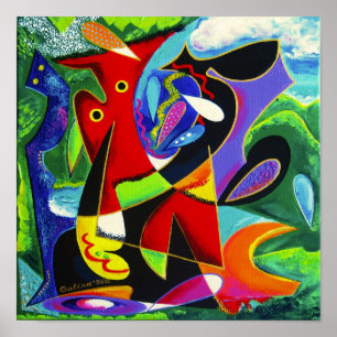 Affiches Danse Taino, Art Porto Rico