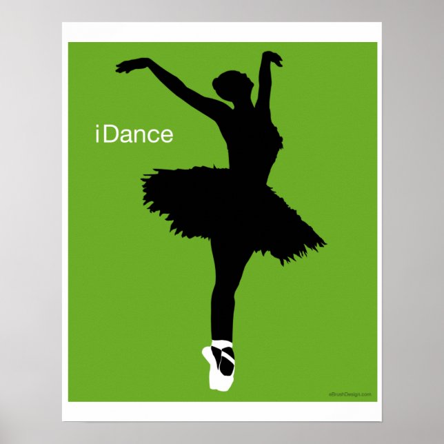 Affiches Danse (verte) (Devant)