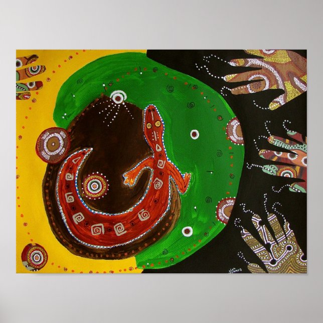 Affiches Danser Gecko (Devant)