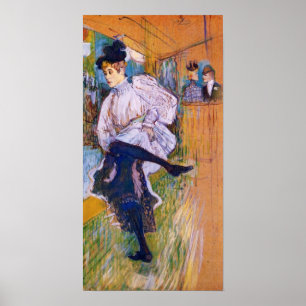 Affiches Danses de Toulouse-Lautrec - de Jane Avril