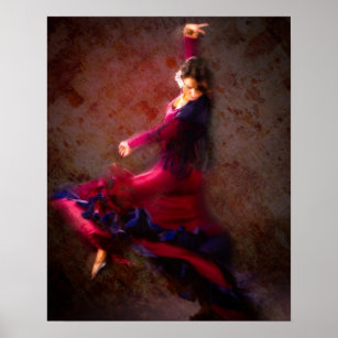 Affiches Danseur flamenco
