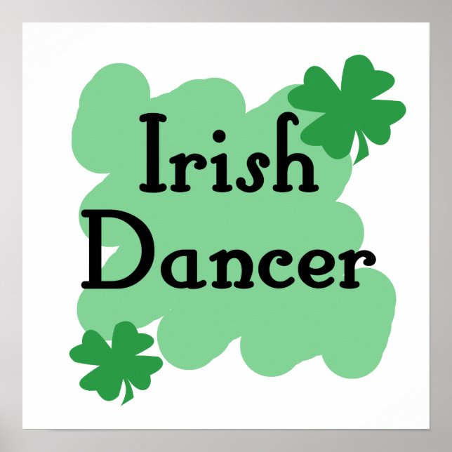 Affiches Danseur irlandais (Devant)