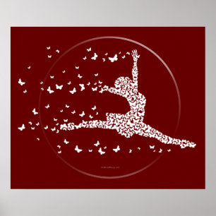 Affiches Danseur papillon