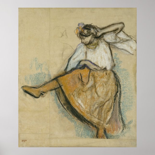 Affiches Danseur russe par Edgar Degas (Devant)