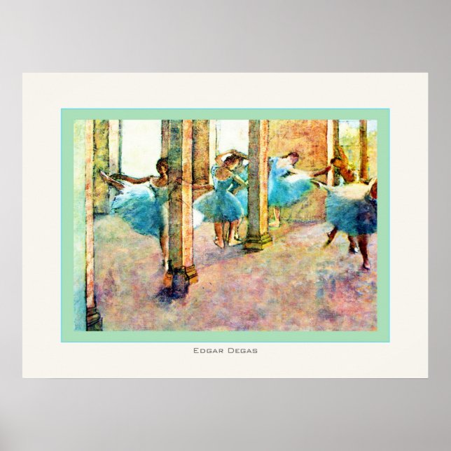 Affiches Danseurs de ballet ~ Edgar Degas (Devant)