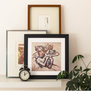 Affiches Danseurs de ballet en demi-figure par Edgar Degas