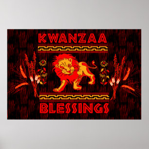 Affiches Danseurs de Kwanzaa