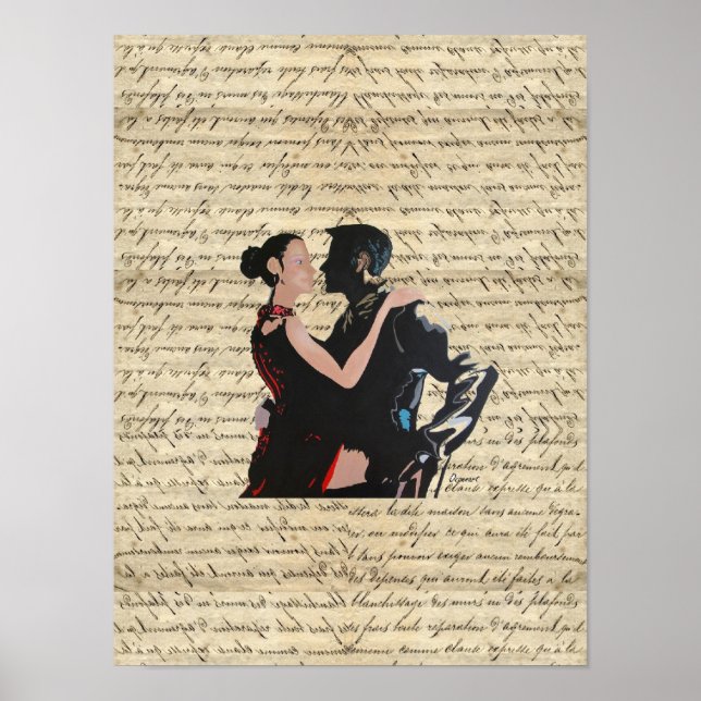 Affiches Danseurs de tango (Devant)