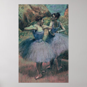 Affiches Danseurs d'Edgar Degas   dans la violette
