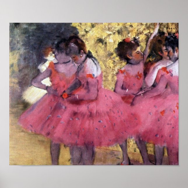 Affiches Danseurs en rose entre les scènes (Devant)