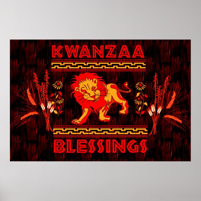 Affiches Danseurs Kwanzaa (Devant)