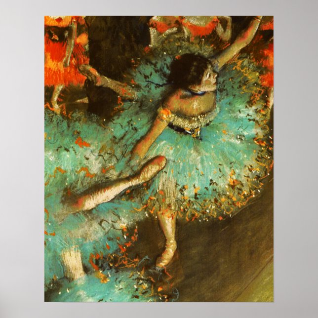 Affiches Danseuse de ballet Danseuse verte Danseuse Degas P (Devant)