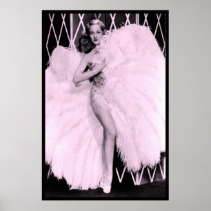 Affiches Danseuse de plume Sally Rand