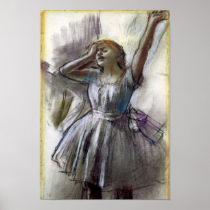 Affiches Danseuse Stretch par Degas