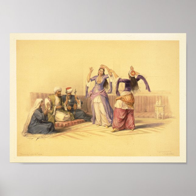 Affiches Danseuses au Caire (Devant)