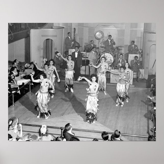 Affiches Danseuses de cabaret, 1941. Photo ancienne (Devant)