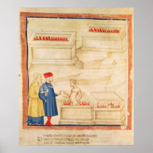 Affiches Dante et Virgile découvrent le comte Ugolino