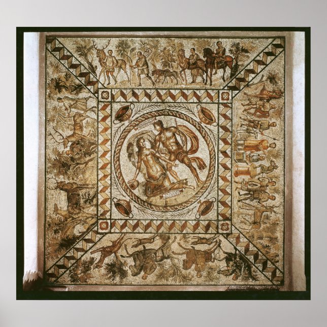 Affiches Daphne poursuivi par Apollo (Devant)