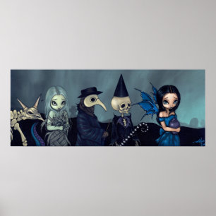 Affiches Dark Procession ART IMPRIMER imaginaire funéraire 