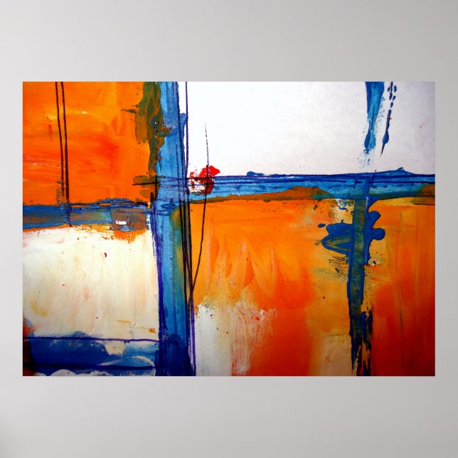 Affiches d'art abstrait moderne (Devant)