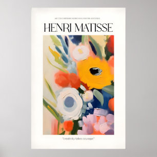 Affiches d'art de Matisse - Affiche de fleurs abst