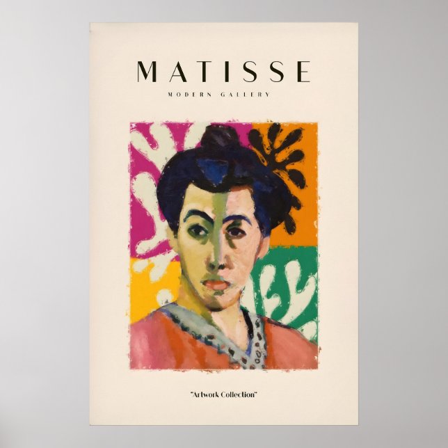 Affiches d'art de Matisse - Affiche de portrait ab (Devant)