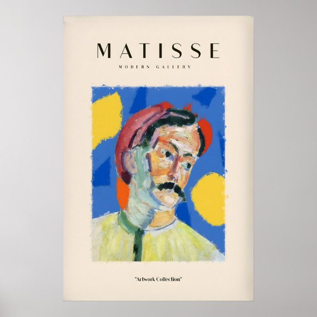 Affiches d'art de Matisse - Affiche de portrait d' (Devant)