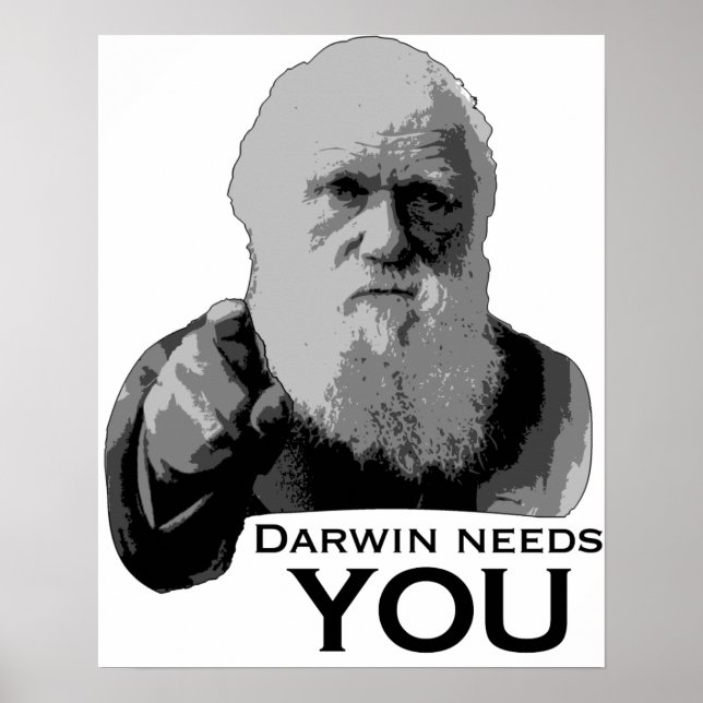Affiches Darwin a besoin de vous ! (Devant)