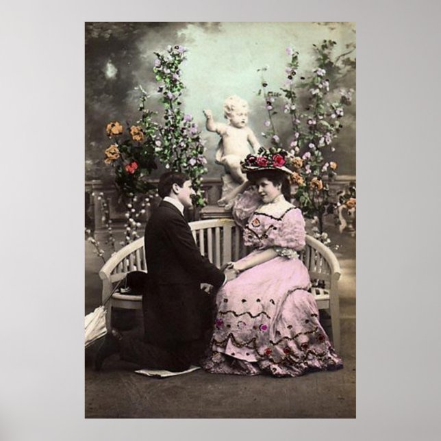 Affiches Date Valentine vintage (Devant)