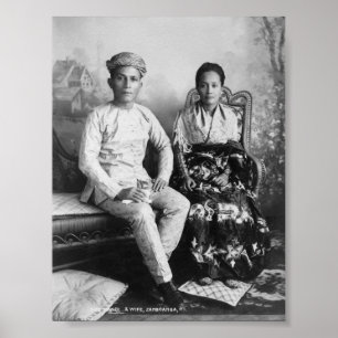 Affiches Dato Mandi et épouse - Philippines