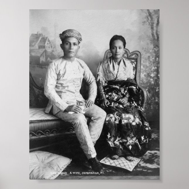 Affiches Dato Mandi et sa femme - Philippines (Devant)