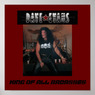 AFFICHES DAVE EVANS POSTER- KING DE TOUS LES BADASSES