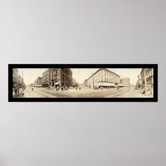Affiches Davenport, Iowa Photo 1907 (Devant)