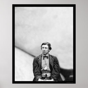 Affiches David Herold, conspirateur 1865 de Lincoln